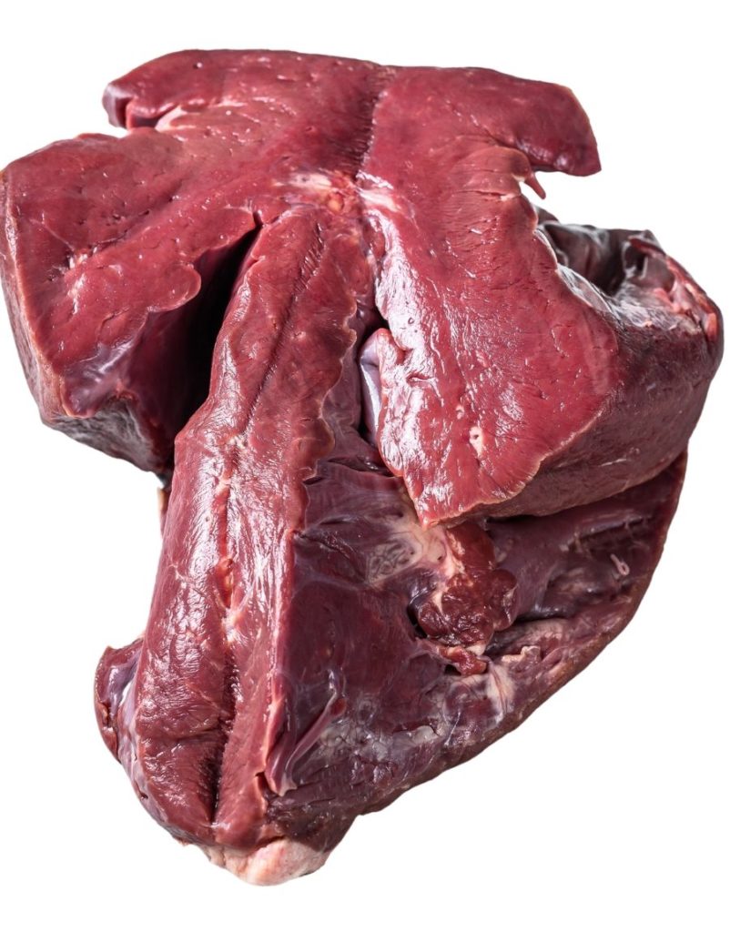 Animal liver in dog food beef liver