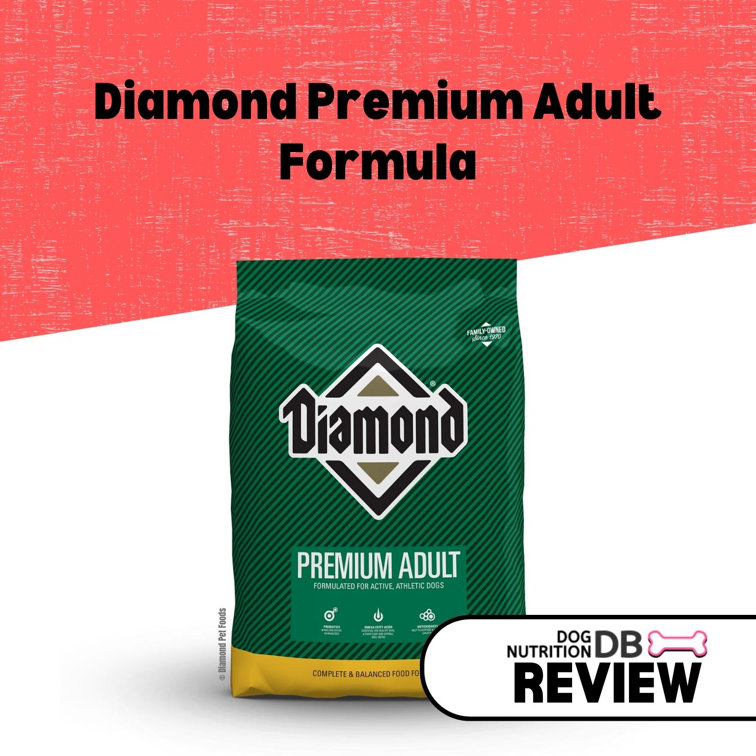 Diamond Premium Adult Formula Review Dog Nutrition DB